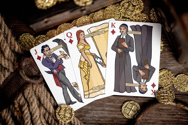 Kings Wild Project The Count of Monte Cristo Luxury Playing Cards – Standard Edition, Poker Size, Custom Index, Collectible Novel-Inspired Deck