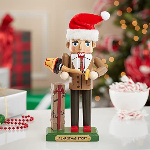 Kurt S. Adler 11" A Christmas Story Mr. Parker with Leg Lamp Nutcracker