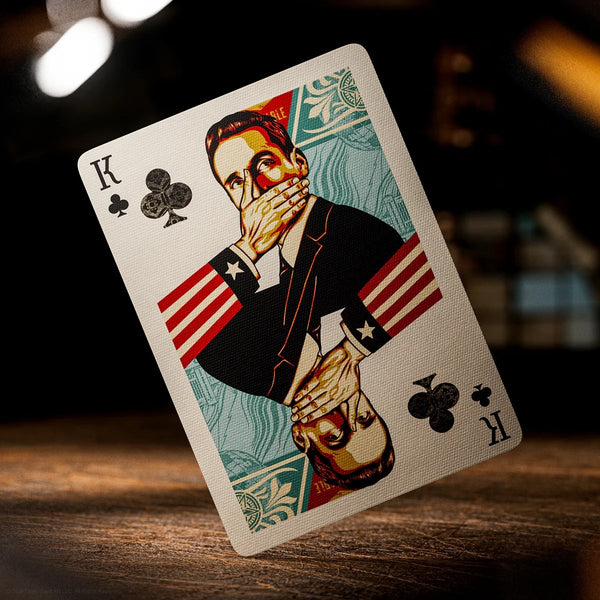 theory11 OBEY Gold Edition Premium Playing Cards, Poker Size Standard Index