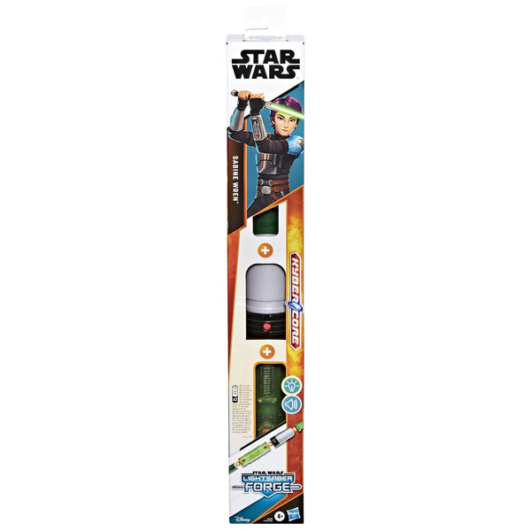 STAR WARS Lightsaber Forge Kyber Core, Officially Licensed Green Customizable Electronic Lightsaber, Roleplay Toys, Halloween Costumes & Accessories for Boys & Girls