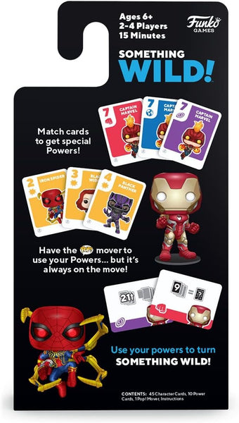 Something Wild! Marvel Infinity War with Iron Man Pocket Pop! Card Game for 2-4 Players Ages 6 and Up