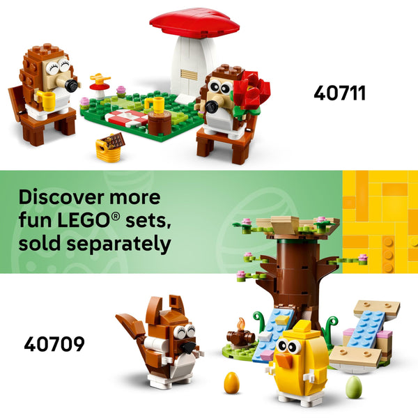 LEGO Spring Animal Playground Building Toy - Pretend Play Set with Squirrel and Bird Figure for Boys and Girls, Ages 8+ - Easter Basket Gift for Kids - 40709