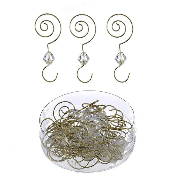 Kurt Adler W0749 Ornament Hooks, Gold