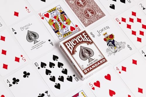 Bicycle Color Series #8 Cinnamon Playing Cards, Poker Size Standard Index