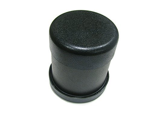 Koplow Games Plastic Dice Cup with Twist-Off Lid – 4″ Felt-Lined Gaming Dice Cup for Board Games, RPGs & Travel Storage, Durable Black Plastic Exterior