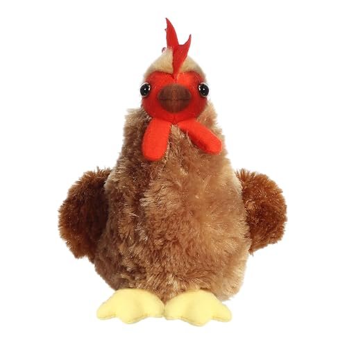 Aurora® Adorable Mini Flopsie™ Cocky™ Stuffed Animal - Playful Ease - Timeless Companions - Brown 6 Inches