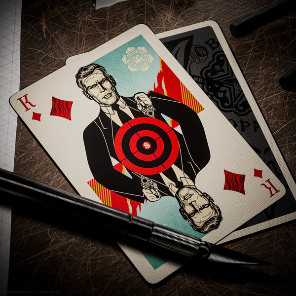 theory11 OBEY Collage Edition Premium Playing Cards, Poker Size Standard Index