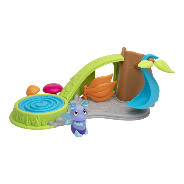 Playskool Glo Friends - Swirl & Shine MoonDrop Pond - Glowing, Musical Pond - Glowing Firefly Toy and Playset - SEL Toy - Ages 2+