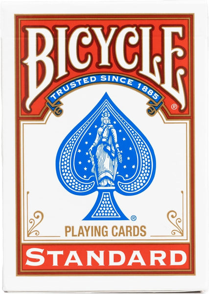 Bicycle Standard Index (Black/Red), Pack of 4