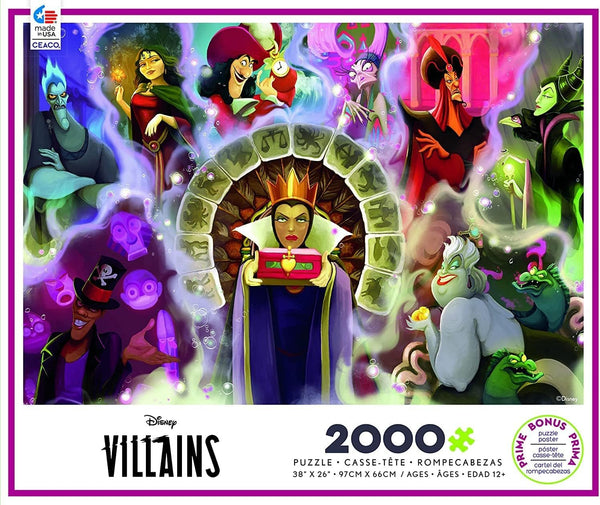 Ceaco - Disney - Villains 2-2000 Piece Jigsaw Puzzle