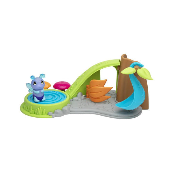 Playskool Glo Friends - Swirl & Shine MoonDrop Pond - Glowing, Musical Pond - Glowing Firefly Toy and Playset - SEL Toy - Ages 2+