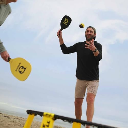 Spikeball Spikepaddle 4 Pack Kit - Includes 4 Spikepaddles, 1 Pickleball & 1 Spikeball Ball
