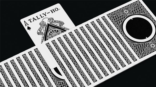 Murphy's Magic Supplies, Inc. Orbit Tally Ho Circle Back (Black) Playing Cards