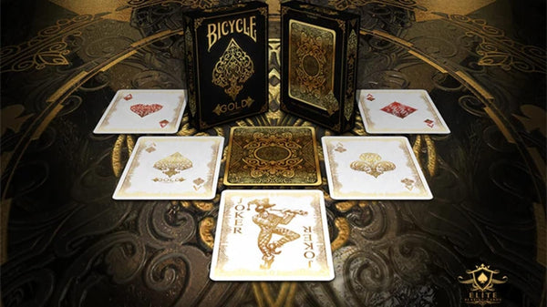 Bicycle Gold Premium Playing Cards, Poker Size Standard Index