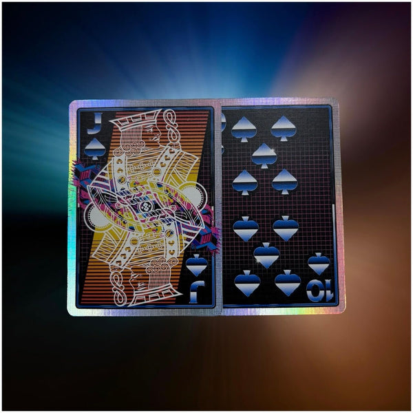 Kings Wild Project VHS 1982 Holographic Playing Cards (2024 State Champs Edition) - Retro Luxury Deck by Jackson Robinson, Collectible Deck
