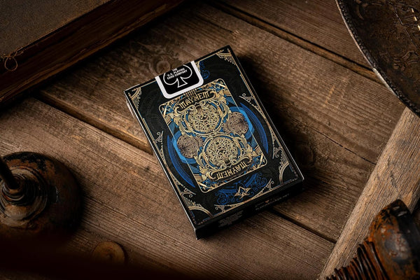 Bicycle Mayhem Blue Playing Cards Deck Poker Size Gift Item Kids Adult Cool Theme