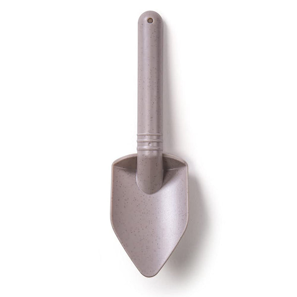 Bigjigs Toys Eco Spade for Kids (Stone Grey) - 20.5cm Wheat Fibre Toy Spade, Quality Sand Toys, Holiday Toys for Toddlers, Sand Shovels