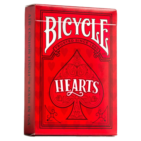 Bicycle Hearts Playing Cards, Highlighted Cards and Rules for The Trick-Taking Card Game, Poker Size Standard Index
