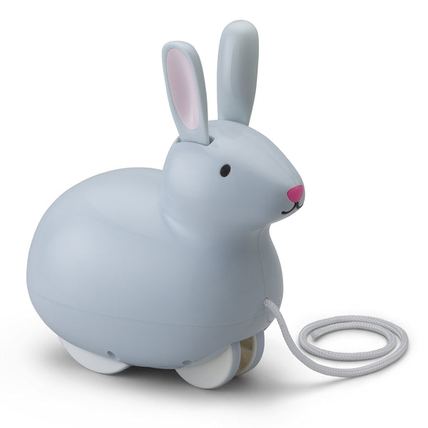 Kid O - Pull and Hop Bunny - Toddler Pull and Push Toy for Ages 18+ Months