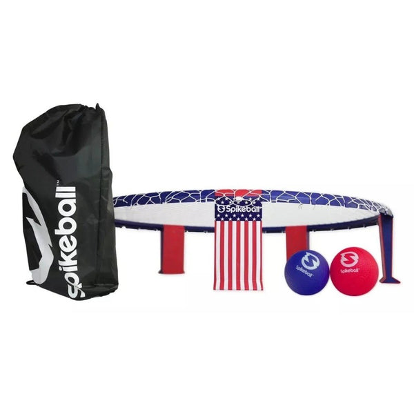 Spikeball Stars & Stripes Weekender Set - New Sturdier Build, Grippier Balls, Easier Setup and Funner Points for Longer Game Rallies - 2-4 Players