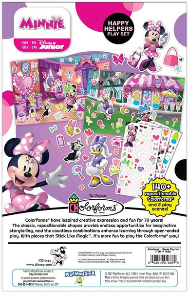 Colorforms - Disney Minnie Mouse Box Set - Pieces Stick Like Magic! - Fun Storytelling Play - Ages 3+