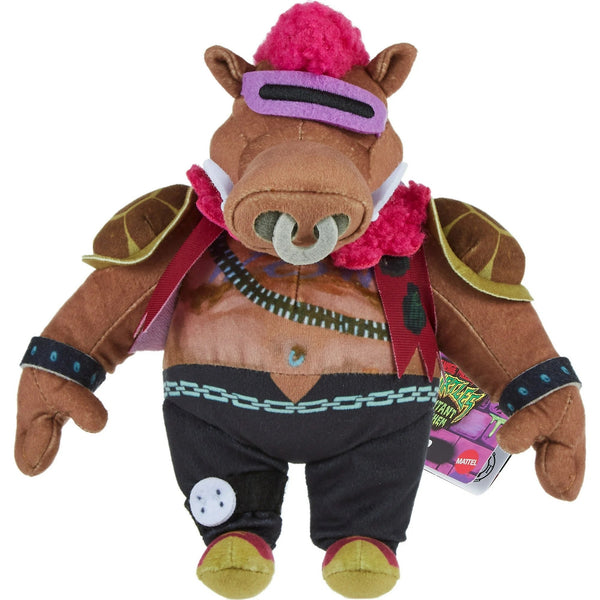 Mattel Teenage Mutant Ninja Turtles: Mutant Mayhem Bebop Plush Toy, 8 in Soft Stuffed Animal, Movie-Inspired Character Figure, Ages 3+