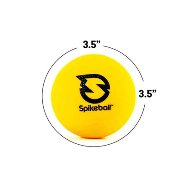 Spikeball Weekender Replacement Balls 2-Pack, New Premium Grippy Material for Greater Control, Bright Yellow
