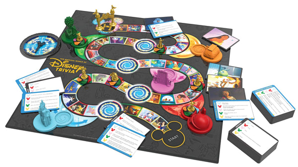 PlayMonster The Magical World of Disney Trivia Games – Board Games for Family Night, Family Games, Multi-Player Board Game, Disney Game, Disney Princess, Family Games for Kids and Adults, Ages 6+