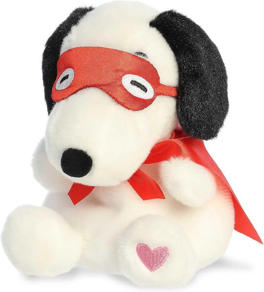 Aurora Peanuts Palm Pals 4 Piece Bundle, Snoopy, Kissing Bandit, Joe Cool and Flying Ace 5 inch