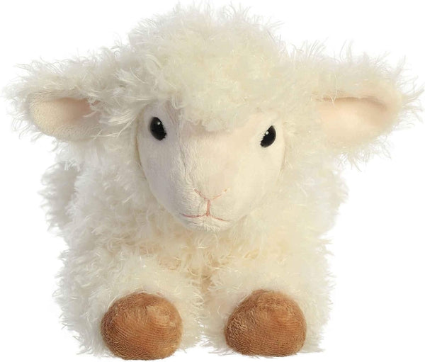 Aurora® Adorable Flopsie™ Luna Lamb™ Stuffed Animal - Playful Ease - Timeless Companions - White 12 Inches