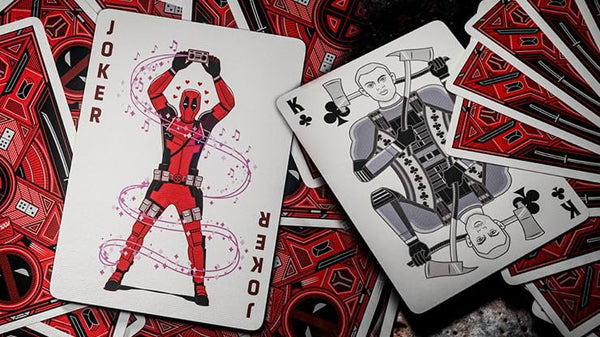 theory11 Deadpool Premium Playing Cards, Poker Size Standard Index