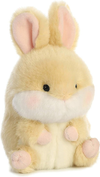 Aurora® Round Rolly Pet™ Lively Bunny™ Stuffed Animal - Adorable Companions - On-The-Go Fun - Brown 5 Inches