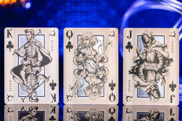 Kings Wild Project Brandon Sanderson's Mistborn Playing Cards - Officially Licensed Premium Collectible Deck by Jackson Robinson, Gilded Edition, Poker Size Custom Index