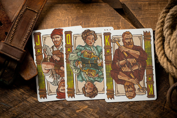 Kings Wild Project Frontier Playing Cards, Red Standard Edition, Poker Size Custom Index