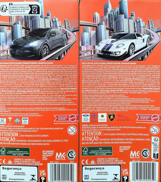 Hot Wheels Matchbox 5 Packs 10 Car Bundle Set