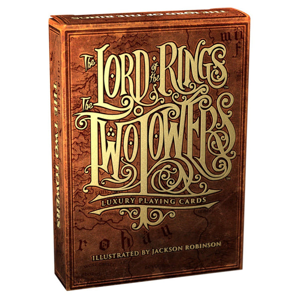 Kings Wild Project The Lord of The Rings: The Two Towers Luxury Playing Cards, Standard Edition, Poker Size Custom Index