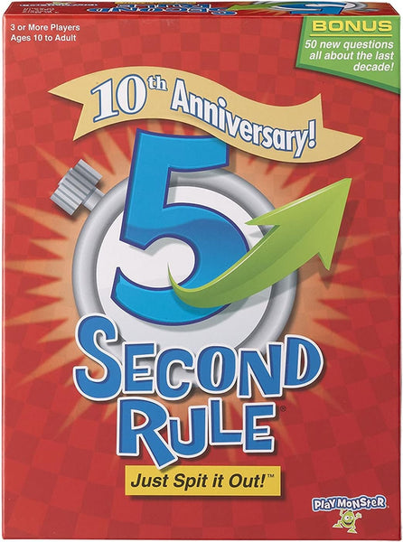 PlayMonster 5 Second Rule 10th Anniversary