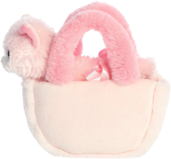 Aurora® Fashionable Fancy Pals™ Pastel Rainbow™ Kitty Stuffed Animal - On-The-go Companions - Stylish Accessories - Pink 7 Inches