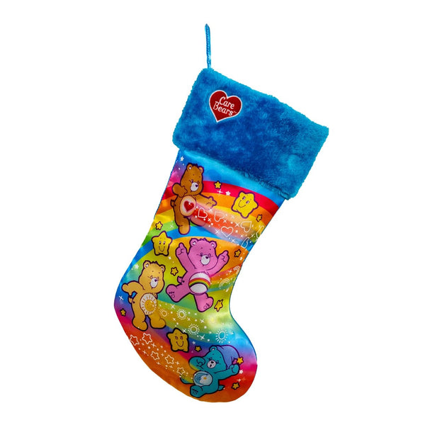 Kurt S. Adler Care Bears Character Care Bear Stare Christmas Stocking, Holiday Fireplace Decor, Collectible Stocking for Mantel or Wall