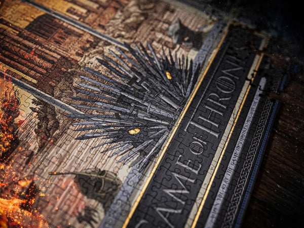 theory11 Game of Thrones Jigsaw Puzzle - Conquer the Seven Kingdoms - Officially Licensed 1,000 Piece Intermediate Puzzle for Ages 14+