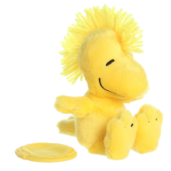 Aurora® Timeless Peanuts® Shoulderkins™ Woodstock Stuffed Animal - Classic Characters - Lasting Memories - Yellow 5 Inches