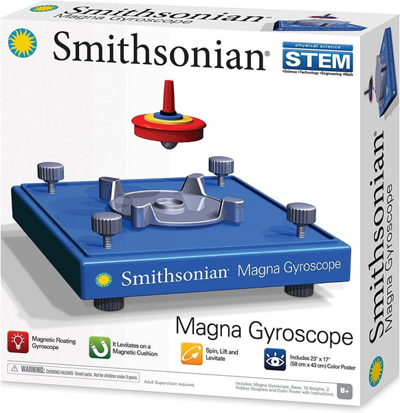 Smithsonian Science Activities Magna Gyroscope Blue 6"x6"