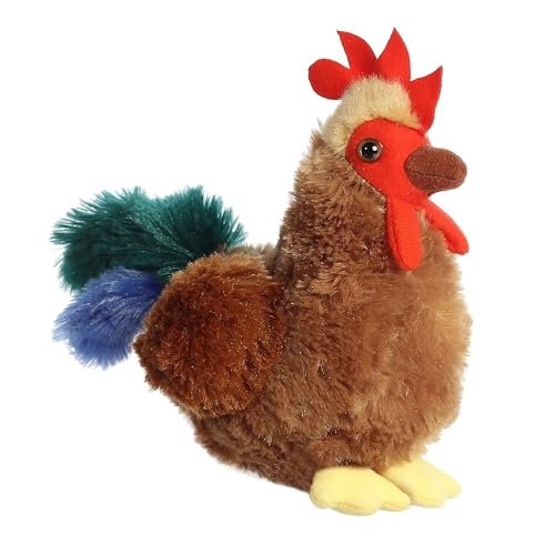Aurora® Adorable Mini Flopsie™ Cocky™ Stuffed Animal - Playful Ease - Timeless Companions - Brown 6 Inches