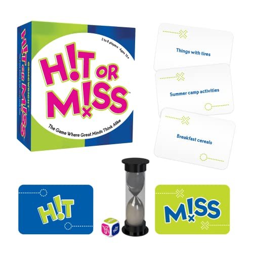 Gamewright Hit or Miss - The Game Where Great Minds Think Alike