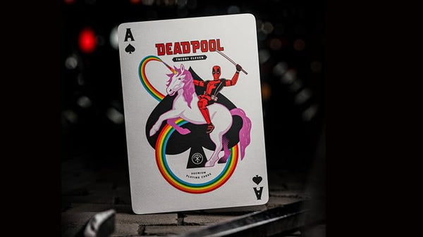 theory11 Deadpool Premium Playing Cards, Poker Size Standard Index