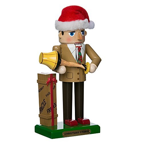 Kurt S. Adler 11" A Christmas Story Mr. Parker with Leg Lamp Nutcracker