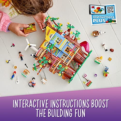 LEGO Friends Friendship Tree House 41703 Set with Mia Mini Doll, Nature Eco Care Educational Toy, Gifts for Kids, Girls and Boys Ages 8+