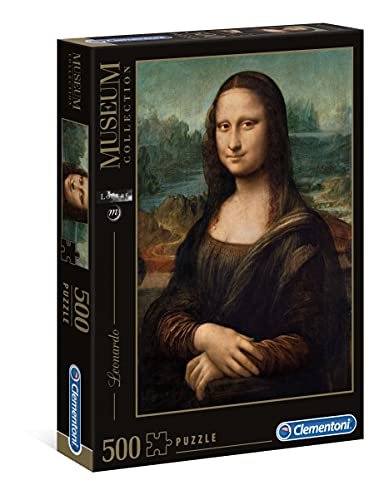Clementoni Museum Collection - Leonardo DaVinci - Mona Lisa - 500 Piece Jigsaw Puzzle for Adults