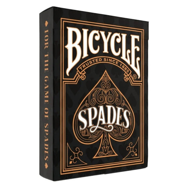 Bicycle Spades Playing Cards - Gold‑Trimmed Trump Suits, Air‑Cushion Finish, Includes Rules - High‑Quality Spades Card Game Deck