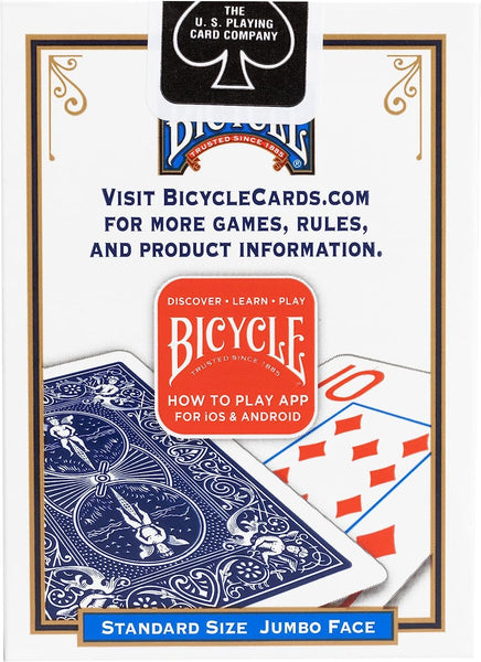 Bicycle Standard Index (Black/Red), Pack of 4